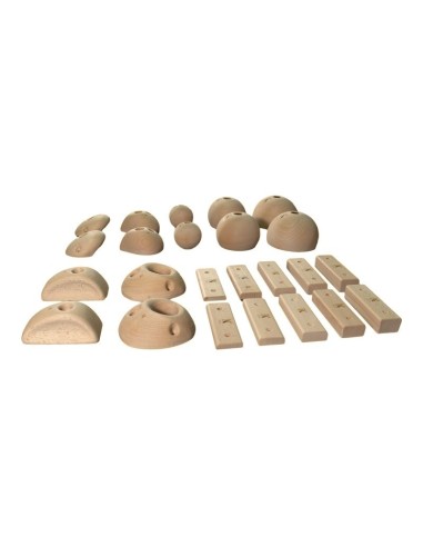 Symmetric Wood Holds - 24 symmetrische Klettergriffe aus Holz