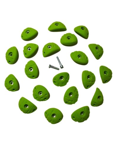 20 Leisten 0-30° - Klettergriffe