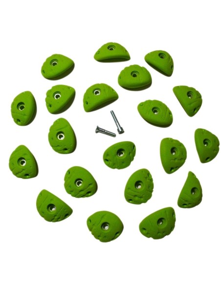 20 Leisten 0-30° - Klettergriffe
