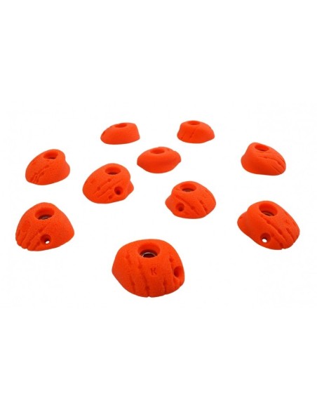 10 Leisten/Footholds 0-30° - Klettergriffe