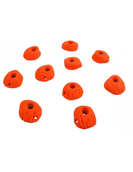 10 Leisten/Footholds 0-30° - Klettergriffe
