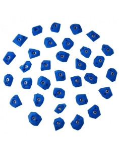 33 Footholds/Leisten 0-30° - Klettergriffe