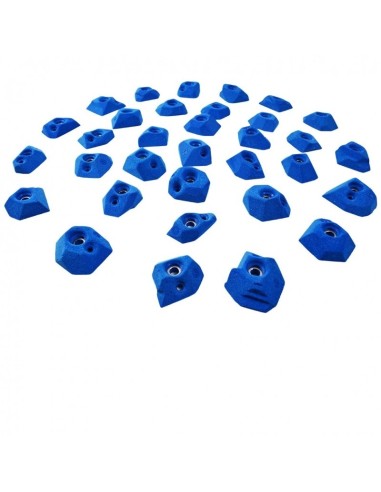 33 Footholds/Leisten 0-30° - Klettergriffe