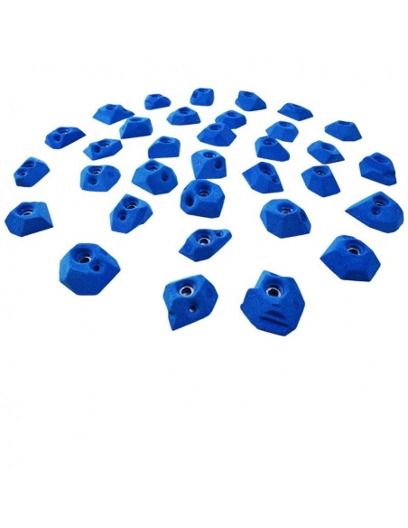 33 Footholds/Leisten 0-30° - Klettergriffe