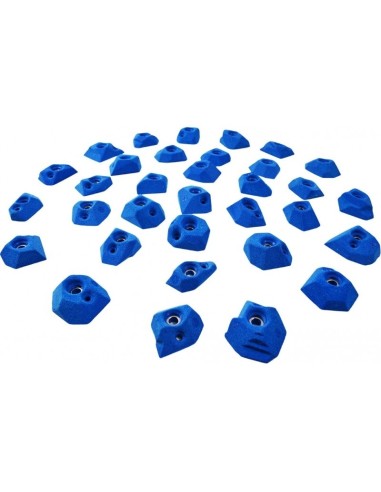 33 Footholds/Leisten 0-30° - Klettergriffe