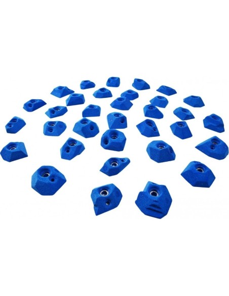 33 Footholds/Leisten 0-30° - Klettergriffe