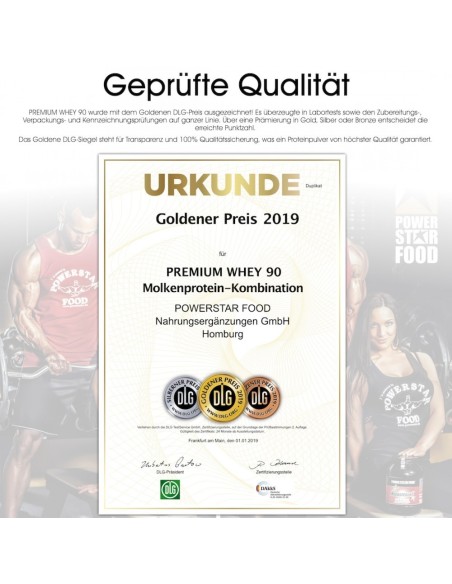 PREMIUM WHEY 90 - Whey Protein Shake - 850 g Pulver