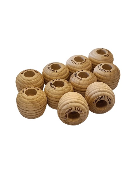 target10a Positive Wood Footholds – 10 Stk. - Klettertritte aus Holz