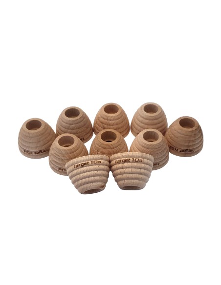 target10a Negative Wood Footholds – 10 Stk. - Klettertritte aus Holz