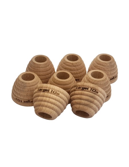 target10a Negative Wood Footholds – 10 Stk. - Klettertritte aus Holz