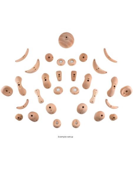 Symmetric Wood Holds II - 31 symmetrische Klettergriffe aus Holz