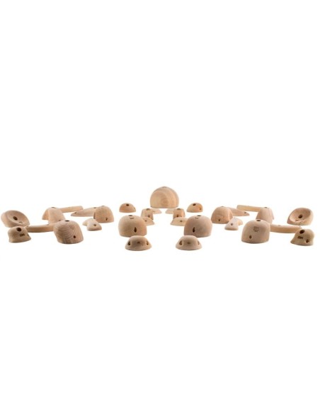 Symmetric Wood Holds II - 31 symmetrische Klettergriffe aus Holz