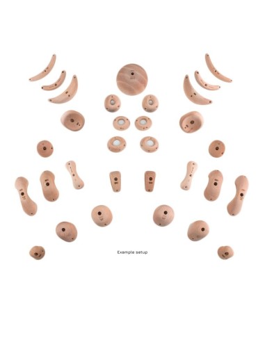 Symmetric Wood Holds II - 31 symmetrische Klettergriffe aus Holz