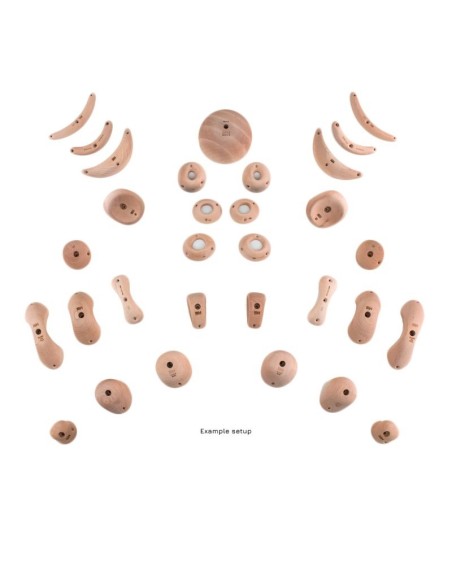 Symmetric Wood Holds II - 31 symmetrische Klettergriffe aus Holz