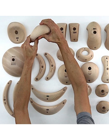 Symmetric Wood Holds II - 31 symmetrische Klettergriffe aus Holz