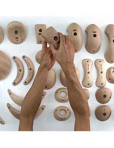 Symmetric Wood Holds II - 31 symmetrische Klettergriffe aus Holz
