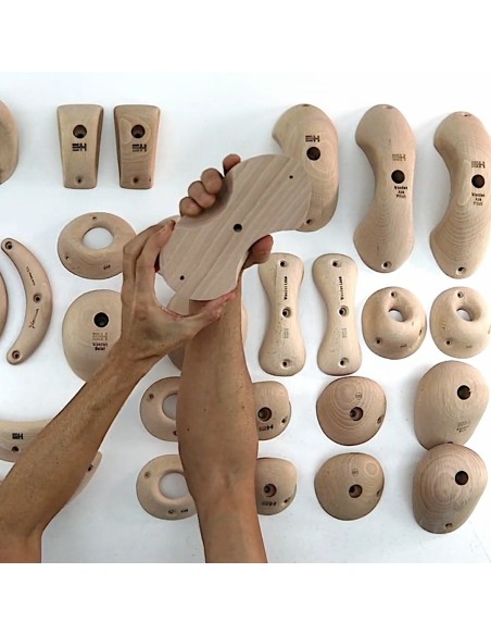Symmetric Wood Holds II - 31 symmetrische Klettergriffe aus Holz