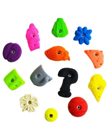 Kinderklettergriffe: 13 Griffe Thema "Strand"