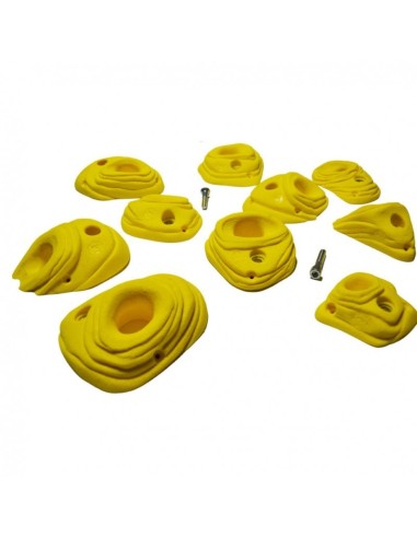 10 Big Pockets - Klettergriffe für 0-45° Wände