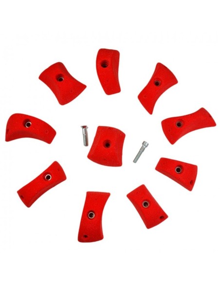 10 Pinches/Zangen - Klettergriffe für 0-45° Wände