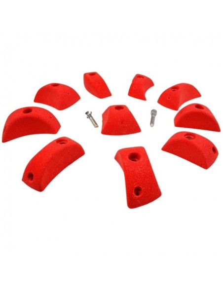 10 Pinches/Zangen - Klettergriffe für 0-45° Wände