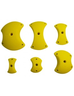 6 XL Pinches/Zangen - Klettergriffe für 0-40° Wände