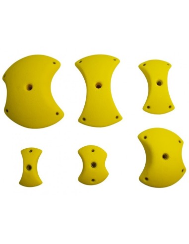 6 XL Pinches/Zangen - Klettergriffe für 0-40° Wände