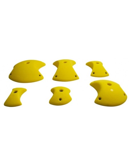 6 XL Pinches/Zangen - Klettergriffe für 0-40° Wände