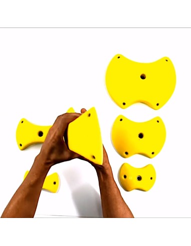 6 XL Pinches/Zangen - Klettergriffe für 0-40° Wände