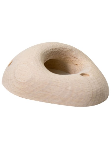 Wooden Deep 2-Fingerpocket - Klettergriff aus Holz
