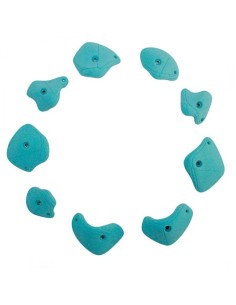 BLOWJUGS L - 9 Jugs/Henkel für 0-90° - Klettergriffe aus PU