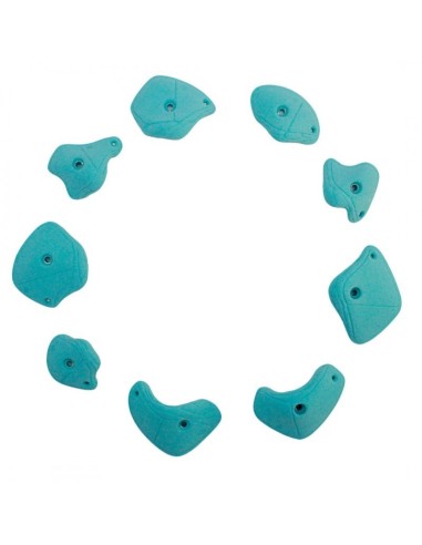 BLOWJUGS L - 9 Jugs/Henkel für 0-90° - Klettergriffe aus PU