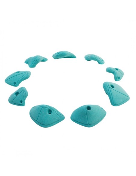 BLOWJUGS L - 9 Jugs/Henkel für 0-90° - Klettergriffe aus PU