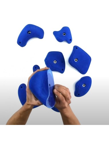 BLOWJUGS L - 9 Jugs/Henkel für 0-90° - Klettergriffe aus PU