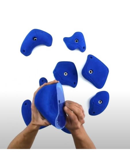 BLOWJUGS L - 9 Jugs/Henkel für 0-90° - Klettergriffe aus PU