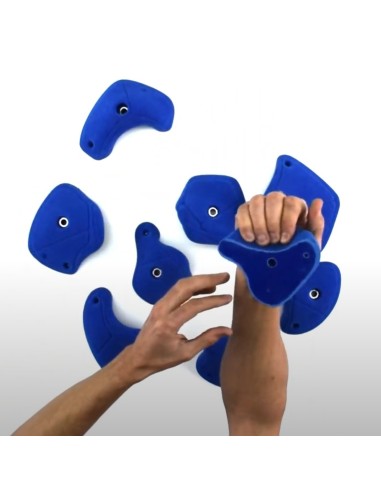 BLOWJUGS L - 9 Jugs/Henkel für 0-90° - Klettergriffe aus PU