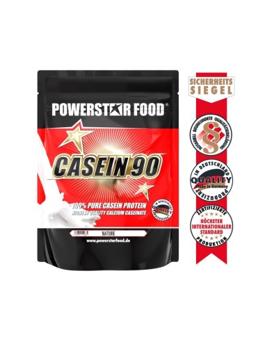 Powerstar Food - CASEIN 90 - Calciumcaseinat Protein - 1000 g