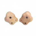 WOODEN PHANTOM L1 - Two Symmetric Wood Climbing Holds XL Jugs