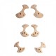 Wooden Small Axe Pinches - 6 symmetrische Klettergriffe aus Holz - Zangen, Pinches