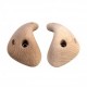 WOODEN BLOWJUGS L2 - Two Symmetric Wood Climbing Holds XL Jugs