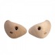 WOODEN BLOWJUGS L2 - Two Symmetric Wood Climbing Holds XL Jugs