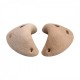 WOODEN BLOWJUGS L2 - Two Symmetric Wood Climbing Holds XL Jugs