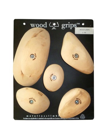 Wood Grips Holds 5 Pack