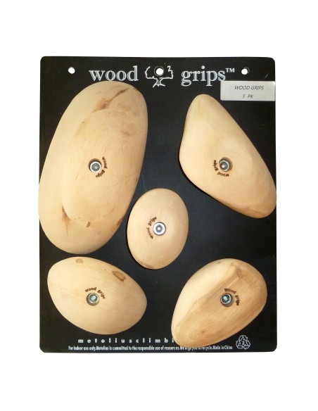 Wood Grips Holds 5 Pack